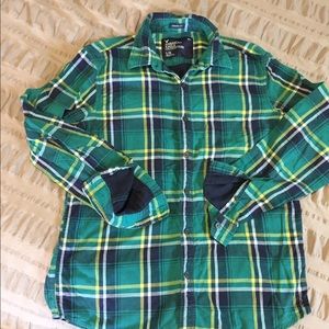 Men’s AE flannel shirt size large.